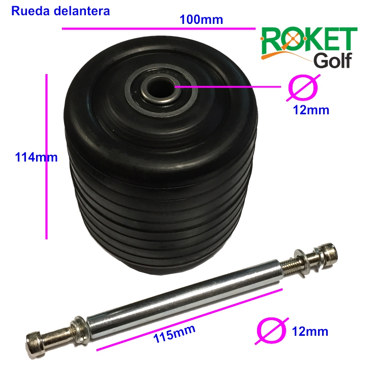 RUEDA 100mm medidas