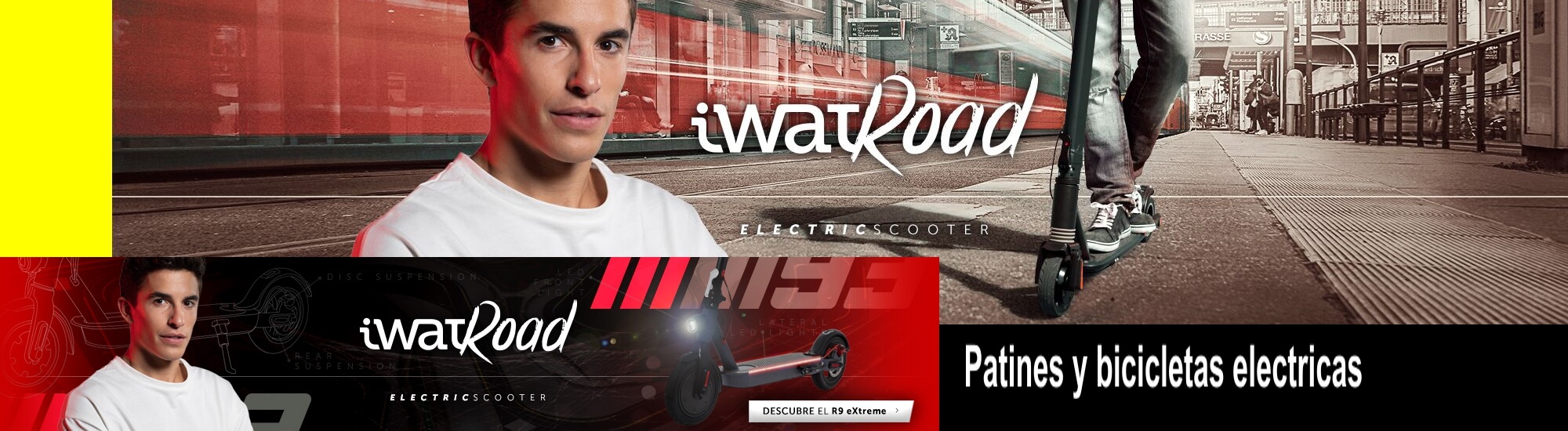 iwatroad, iwatbike, patines electricos, bicicletas electricas