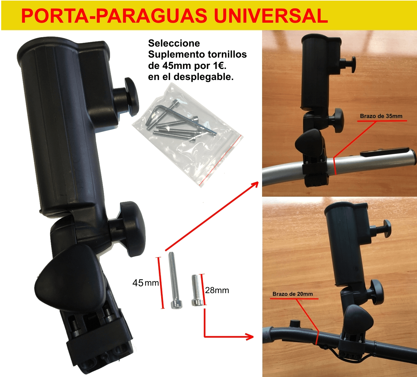 porta paraguas universal